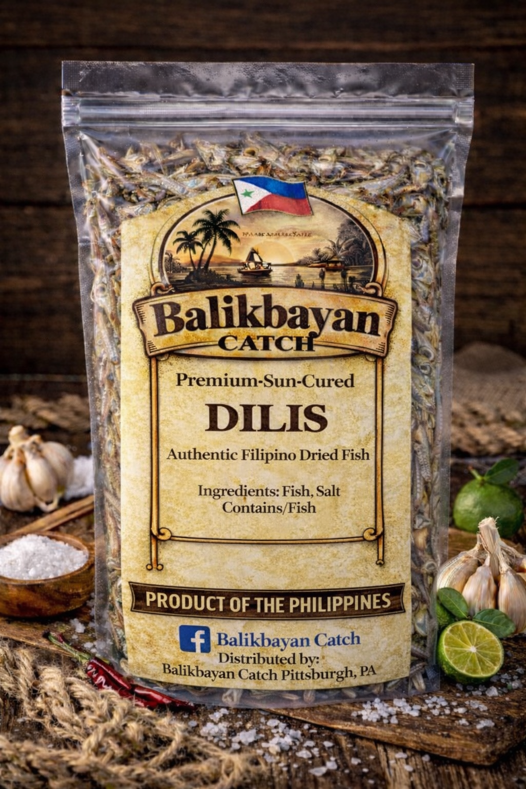 Balikbayan Catch Premium Sun-Cured Dilis - 16oz
